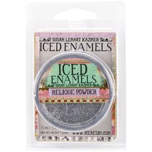 Iced Enamels Relique Powder .5oz Glitz Silver - $546.82 MXN
