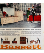 1963 Bassett Furniture Advertisement Perlatto Italian Style Vintage Home... - $29.99