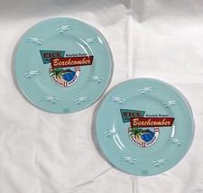 2 New Rick the Beachcomber Honolulu Hawaii Dancing Nightly Melamine Plates 8.5" - $24.70