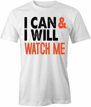 I CAN &amp; I WILL WATCH ME TShirt Tee Short-Sleeved Cotton CLOTHING S1WSA171 - $277.64 MXN+