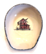 Birdhouse Spoon Rest Home &amp; Garden Party Ltd Pottery Stoneware 2005 USA - £12.15 GBP