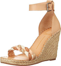 Dolce Vita Nilton Natural Braided Leather Espadrille Wedge Sandals 10 New - £23.31 GBP
