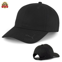 PUMA CLASSIC PRIME CAP EMBROIEDERED LOGO BASEBALL CAP UNISEX BLACK - $39.99