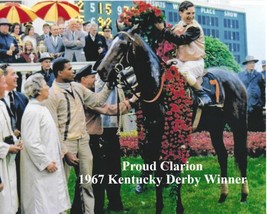 1967 - PROUD CLARION in the Kentucky derby Winners Circle - 10&quot; x 8&quot; - Color - £15.73 GBP
