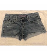 Aeropostale Women’s Denim Distressed Cutoff Shorts- Size 3/4 - $12.18 CAD