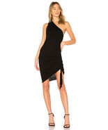 NWT Alexander Wang Merino Wool One Shoulder Ruched Sweater Dress S - $139.35 CAD