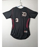 Nike Dri-Fit Mens Team Jersey Detroit Tigers #3 Black Maroon Medium - $99.68