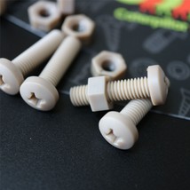 5 x PEEK M5x20mm Pan Nuts &amp; Bolts screws, anti corrosion, resistant plastic - $28.34