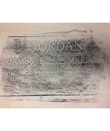 Jim &amp; Marian Jordan Fibber McGee &amp; Molly Grave Rubbing Old Time Radio OT... - $33.94 CAD