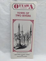 Vintage Ottowa Illinois Town Of Two Rivers Brochure - $23.76