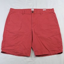 Gap 38 x 10&quot; Washed Red Lightweight Chino Shorts - £8.75 GBP