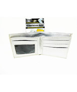 RFID Blocking Bi-fold Wallets Silver ID Steel Defense Wallet Theft Prote... - $120.50 MXN