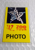 U2 Vintage Backstage Pass Zoo TV Original Pop Rock Music Plastic Laminated Star - £13.81 GBP