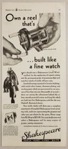 1930 Print Ad Shakespeare New Marhoff Fishing Reels Made in Kalamazoo,Michigan - £12.10 GBP