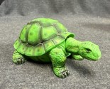 4.5 Inches Bobble Head Turtle Figurine Resin Green Vintage - £4.74 GBP