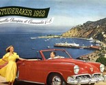 The NEW 1952 Studebaker Brochure in FRENCH Great Color Pictures All Models - £59.68 GBP