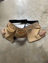 Rooster Leather Work Belt, Construction Pouch - $14.85