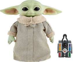 Mattel Star Wars The Mandalorian Grogu RC 12-inch Plush Toy, Real Moves ... - £38.15 GBP