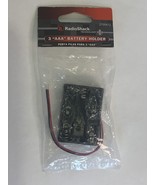 RadioShack 3 AAA Cell Battery Holder with Wire Leads - £6.23 GBP