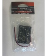 RadioShack 3 AAA Cell Battery Holder with Wire Leads - $10.93 CAD
