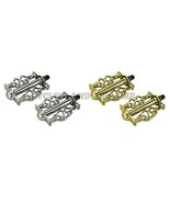 ORIGINAL  Lowrider Bicycle Steel Twisted Pedals W/Cage 1/2&quot; 2 Colors - £38.05 GBP+