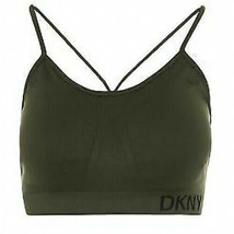 DKNY Womens Seamless Strappy Low Impact Sports Bra Size Small Color Rebel Pink - £33.56 GBP