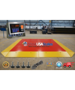 Pancake Floor Scale 10&#39;x10&#39; Pallet Scale 500 lb Ramps Forklift Scale - $12,495.00