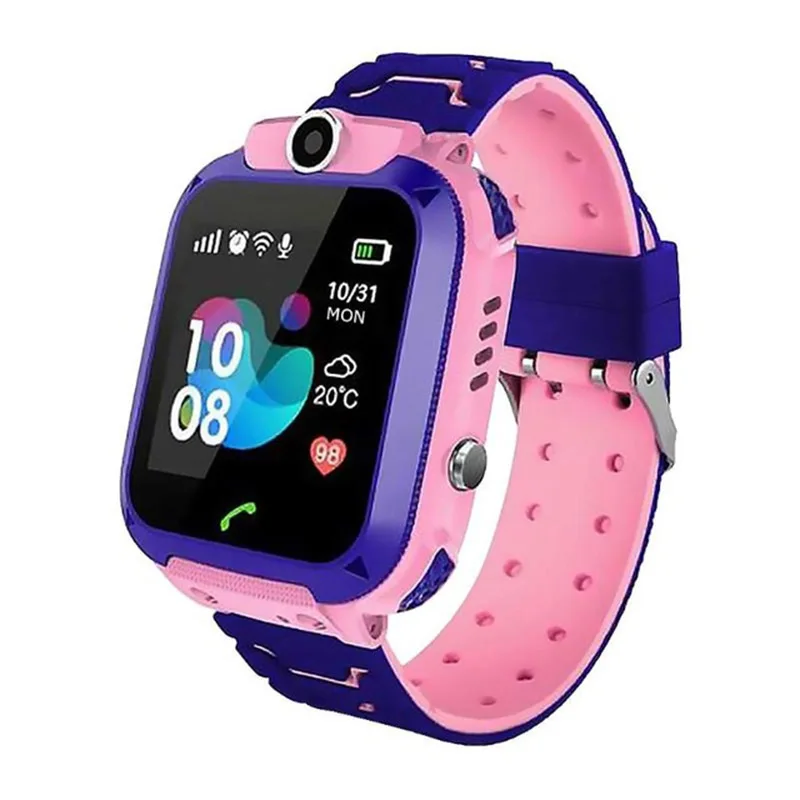 Q12 Children&#39;s Smart Watch Waterproof Student Smart Watch Positioning Call Voice - £124.59 GBP