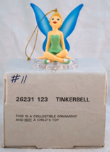Grolier Christmas Magic Disney Ornament Tinkerbell sitting on a Snowflak... - £20.77 GBP