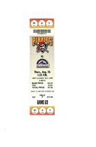 Aug 26 1999 Colorado Rockies @ Pittsburgh Pirates Ticket Todd Helton HR - £15.59 GBP