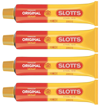 Slotts Senap Mustard Original 4x220 gram Made in Sweden - $45.99