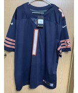 Nike NFL Men’s #1 Justin Fields Chicago Bears Game Jersey Size XXL - €32,48 EUR