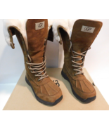 UGG Australia Adirondack III Chestnut Tall Fur Snow Boots Size 5 - £193.06 GBP