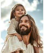 JESUS CHRIST (Set of 2) – 8x10 Christian Photo Prints | Inspirational Wa... - $7.00