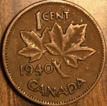 1940 Canada Small Cent Penny Coin - £0.99 GBP