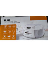 Greadio CD Player Boombox Cassette Combo with Bluetooth,AM/FM White - $54.45