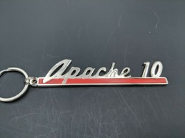 1961 Chevrolet Apache 10 pickup truck hood emblem keychain. (H6) - $14.99