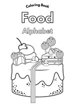 Printable Food Alphabet Coloring Book - £2.19 GBP