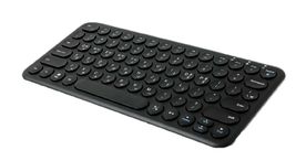 inote Korean English Bluetooth Slim Keyboard Wireless Compact Mini (Black) image 2
