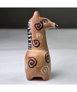 Miniature Soapstone Giraffe Hand Made Figurine Collectible Small Brown D... - $27.74 CAD