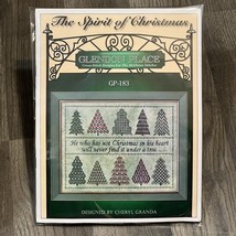 The Spirit of Christmas GP-183 by Glendon Place Chart, Linen, Floss, Sno... - $103.95