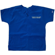 NHS Scrub Top Accident &amp; Emergency Apprentice Small Navy Blue Cherokee S... - £6.96 GBP