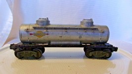 O Scale Lionel, 2 Dome Tank Car, Sunoco, Silver #6465 NO Box For Restoration - $57.00