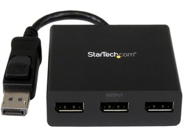 StarTech.com MSTDP123DP DisplayPort to DisplayPort Multi-Monitor Splitter - 3-Po - £123.48 GBP