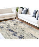 10&#39; X 14&#39; Blue and Beige Abstract Area Rug - $2,467.99