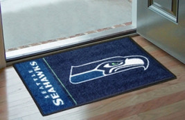 Seattle Seahawks Rug - Starter Style, Logo Design - Special Order - €56,55 EUR