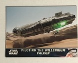 Star Wars Rise Of Skywalker Trading Card #33 Piloting The Millennium Falcon - $1.97