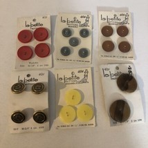 La Petite Buttons Lot Of 6 Cards Packs J1 - £13.76 GBP