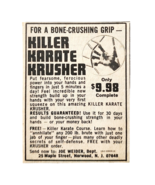 1973 Joe Weider Killer Karate Krusher Advertisement Martial Arts Vintage... - $371.04 MXN