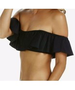Island Soul Women&#39;s Swim Top Off-The-Shoulder Black Size Small - New - $17.82